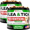 2 Pack Flea and Tick Prevention for Dogs Chewables for All Breeds and Ages 240 Treats