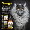 H–µmp and Salmon Oil for Dogs Skin and Coat H–µalth 3 6 9 Omega Pet H–µmp Oil for Dogs and Cats Rich in Vitamins B E Dog Fish Oil and H–µmp for Dogs A