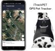 Long Range Tracking Pet Tracker GSM GPS Tracking Collars for Hunting Dogs Size:M