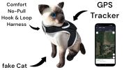 Waterproof Tracking Collars for Hunting Dogs Realtime GPS Pet Tracker Size:M