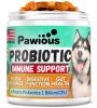 Probiotics for Dogs Digestive Enzymes Gut Flora Digestive Health Immune System Diarrhea Support Itchy Skin Allergies Pumpkin Flaxseed Meal Papaya Powd