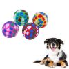 Dog Chew Toy Natural Rubber Puzzle Ball Dog Geometric Safety Toys Ball for Small Medium Large Dogs Playing Pet Training Supplies